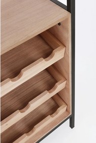 Шкаф за вино в естествен цвят брой бутилки 12, 51x91x30 cm Isaac – Yes Everyday