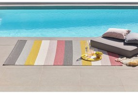 Възглавница за открито 38x58 cm Sunny Pale Rose – Pappelina