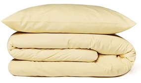 Ванилово жълто памучно спално бельо за двойно легло , 200 x 220 cm - Bonami Selection