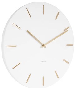 Бял стенен часовник Charm - Karlsson