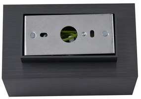 Модерна стенна лампа Gunmetal квадратна 2-лампи GU10 50mm - Sandy