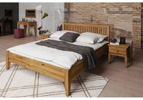 Дъбово двойно легло 200x200 cm Odys - The Beds