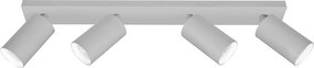 Линеен спот за таван LUX, бял, 4хGU10