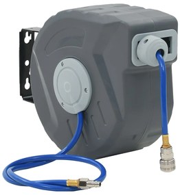 143253 vidaXL Автоматична макара с маркуч за въздух 1/4" 12 м