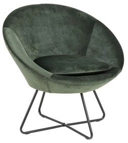 Фотьойл от зелено кадифе Center - Actona