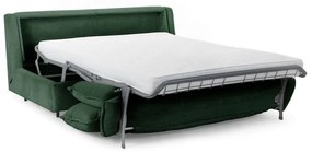 Зелен разтегателен диван от рипсено кадифе 184 cm Isadora – Bobochic Paris
