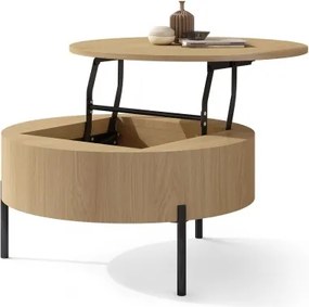 ФРИДА Оазис Дъб – МОДЕРНА ХОЛНА МАСА С ПОВДИГАЩ ПЛОТ И СКРИТО ПРОСТРАНСТВО ЗА СЪХРАНЕНИЕ