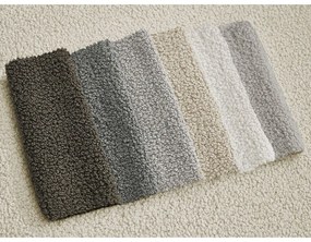 Бежова табуретка от прежда с примки от букле Leonore – Bobochic Paris