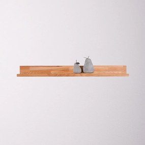 Стенен рафт за снимки от масивен дъб в естествен цвят 80 cm Kalle – Interia Home &amp; Living