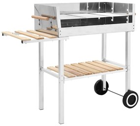 Sonata H XXL Барбекю количка с 2 странични рафта, неръждаема стомана