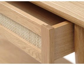 Конзолна маса с дъбов плот в естествен цвят 40x110 cm Barrali – Unique Furniture