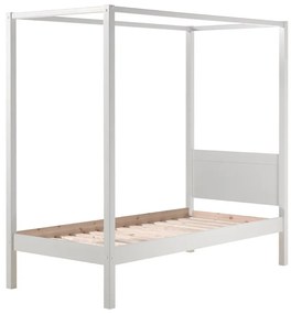 Бяло детско легло 90x200 cm PINO CANOPY – Vipack