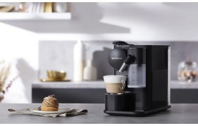 Еспресо машина DeLonghi EN510B, 1450W, 19 bar, 1 л, Nespresso, Автоматично изключване, Черен