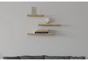Рафтове в дъбов декор в комплект от 3 Leila - Kalune Design