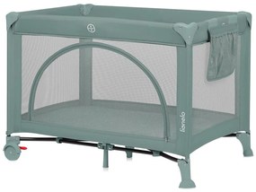 Lionelo - Преносимо креватче LAURA, шалфейово зелено