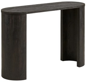 Тъмнокафява конзолна маса от декор от дъб 38x114 cm Bibione – House Nordic