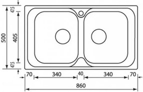 мивка Sanitec Atlantic 2V Против надраскване