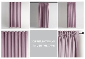 Светлорозово dimout перде 140x270 cm Pleat – Restilo