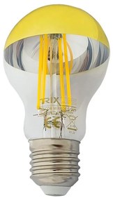 LED Крушка с огледален сферичен връх DECOR MIRROR A60 E27/8W/230V 4200K златиста