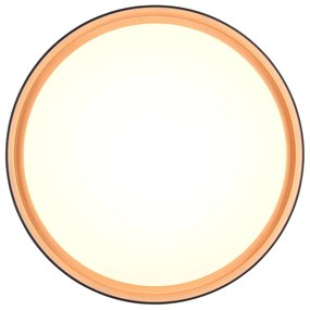 Черно LED осветително тяло за таван ø 40 cm Felis - Trio