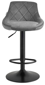 Бар стол Velluto-сиво (2) парчета