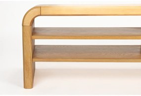 Маса за телевизор от декор от дъб в естествен цвят 160x45x40 cm Brave – Zuiver