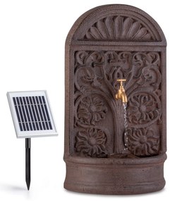Blumfeldt Blumquell, соларен фонтан, LED, 5м, кабел, синтетичен камък, слънчев панел