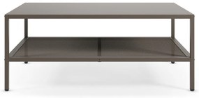 Сива метална масичка за кафе 60x100 cm Fayna – Marckeric