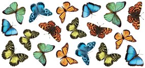 Декоративни стикери за стена Colourful Butterflies Ango