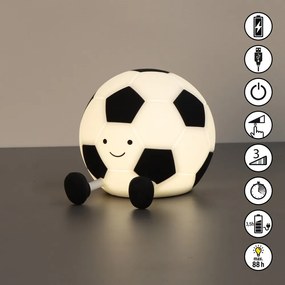 Черно-бял детска нощна лампа Kalle – Fischer &amp; Honsel