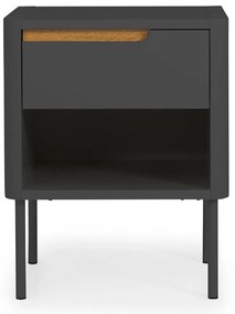 Антрацитно сиво нощно шкафче Switch - Tenzo