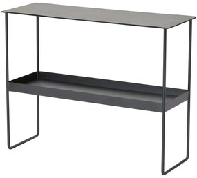 Черна метална конзолна маса 29x78 cm Bull – LIND DNA