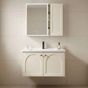 Комплект мебели за баня с мивка Denver 60cm Creme