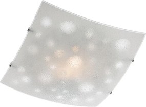 Redo 05-904 - Таванно осветително тяло ISIDE 1xE27/42W/230V 30x30 см прозрачно