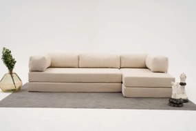 Ъглов диван Comfort, цвят Кремав