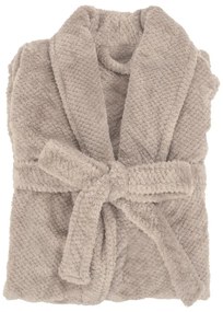 Кафяво-сива хавлия от микроплюш размер S/M Pippa – Tiseco Home Studio