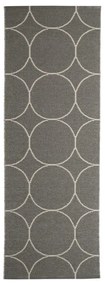 Тъмносива пътека за открито и закрито 70x200 cm Boo Charcoal Linen – Pappelina