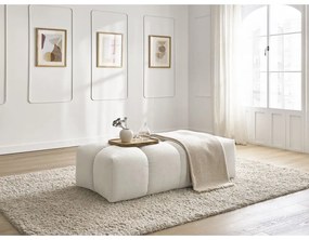 Бяла табуретка от прежда с примки от букле Everest – Bobochic Paris