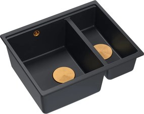 гранитна мивка Logan 150 Black