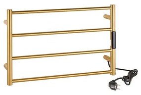 Сушилник за кърпи 56x37 см неръждаема стомана/златно