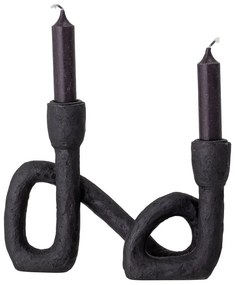 Черен свещник, височина 16,5 cm Mashel - Bloomingville