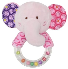 Lorelli Toys - ДРЪНКАЛКА КРЪГ LORELLI TOYS СЛОНЧЕ РОЗОВО