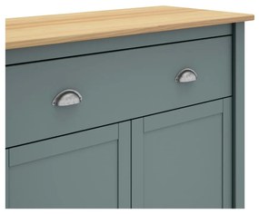 Скрин сиво-зелен от масивен бор 90x110x40 cm Misti – Marckeric