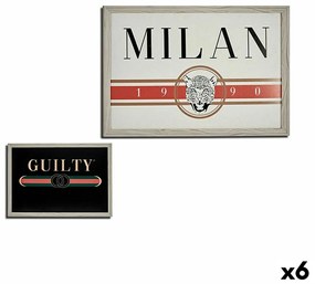 Картина GUILTY MILAN ПДЧ 46 x 2 x 66 cm (6 броя)