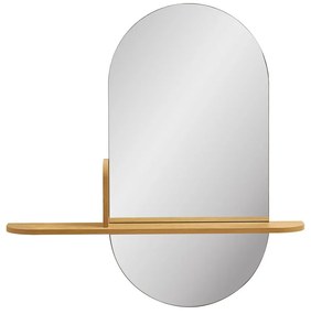 Стенно огледало с рафт 92x94,5 cm Barco – House Nordic