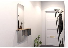 Комплект за коридор в дъбов декор в цвят антрацит-природен One More Look - UMAGE