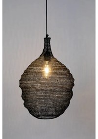 Черно висящо осветително тяло , ø 37 cm Lena - White Label