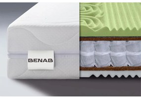 Твърд/средно твърд пружинен матрак с две лица 140x200 cm Visco Sleep – BENAB