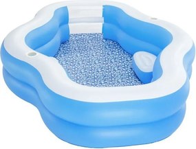 Надуваем басейн Bestway 270 х 198 х 5см 54409