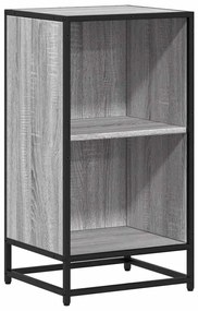 849097 vidaXL Шкаф за книги Grey Sonoma 40x35x76 cm Инженерна дървесина